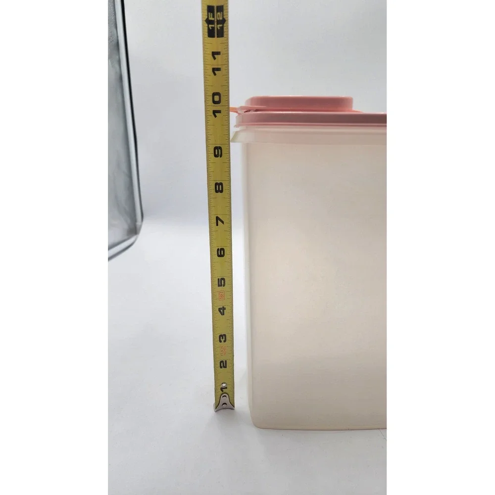 Tupperware Modular Mates Cereal Keeper Store N Pour Pink Lid 1588 1589 1590